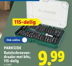 Lidl Parkside Ratelschroevendraaier aanbieding