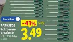Lidl Parkside Schroeven- draaierset aanbieding