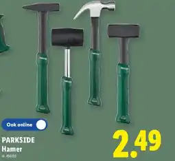 Lidl Parkside Hamer aanbieding
