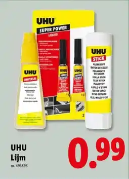 Lidl Uhu Lijm aanbieding