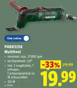 Lidl Parkside Multitool aanbieding