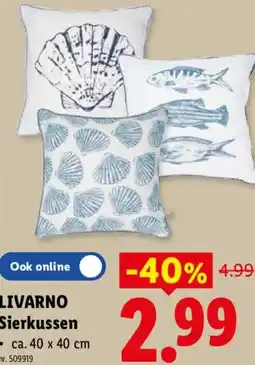 Lidl Livarno Sierkussen aanbieding