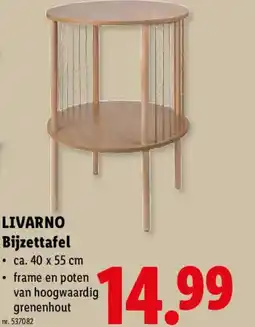Lidl Livarno Bijzettafel aanbieding