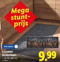 Lidl Livarno Keukenloper aanbieding