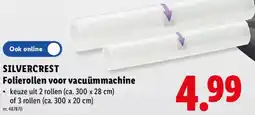 Lidl Silvercrest Folierollen voor vacuümmachine aanbieding