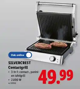 Lidl SILVERCREST Contactgrill aanbieding