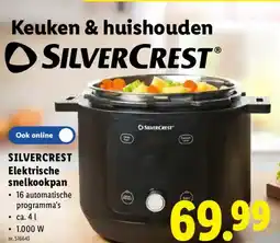 Lidl Silvercrest elektrische snelkookpan aanbieding