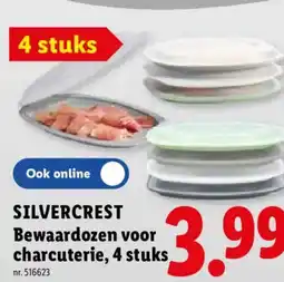Lidl Silvercrest bewaardozen voor charcuterie aanbieding