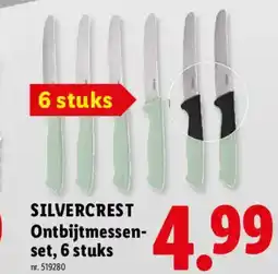Lidl Silvercrest ontbijtmessen- set aanbieding