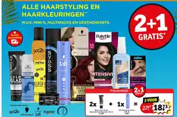 Kruidvat 2x Syoss Color Glaze kleuropfrisser Neutraal + 1x Taft haarspray Ultra 4 250 ml aanbieding