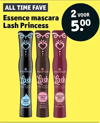 Kruidvat Essence mascara Lash Princess aanbieding