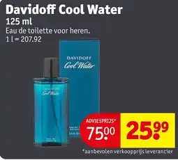 Kruidvat Davidoff Cool Water aanbieding