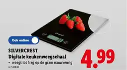Lidl Silvercrest digitale keukenweegschaal aanbieding
