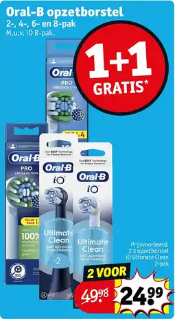 Kruidvat Oral-B opzetborstel aanbieding