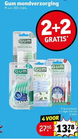 Kruidvat Gum mondverzorging aanbieding