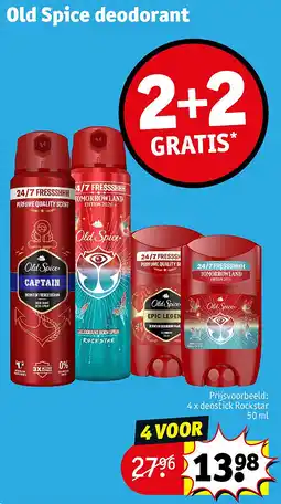 Kruidvat Old Spice deodorant aanbieding