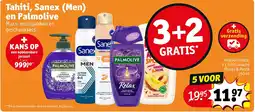 Kruidvat Tahiti, Sanex (Men) en Palmolive aanbieding