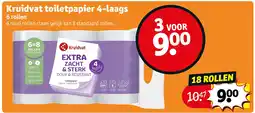 Kruidvat Kruidvat toiletpapier 4-laags aanbieding