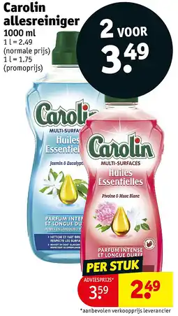 Kruidvat Carolin allesreiniger aanbieding