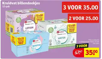 Kruidvat Kruidvat billendoekjes aanbieding