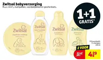 Kruidvat Zwitsal babyverzorging aanbieding