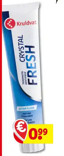 Kruidvat Kruidvat Fresh Tandpasta aanbieding