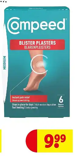 Kruidvat Compeed Blarenpleisters aanbieding