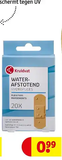 Kruidvat Kruidvat Waterbestendige Pleisterstrips aanbieding