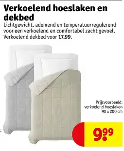 Kruidvat Verkoelend hoeslaken en dekbed aanbieding