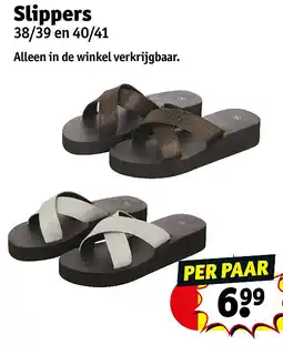 Kruidvat Slippers aanbieding