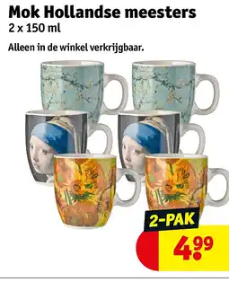 Kruidvat Mok Hollandse meesters aanbieding