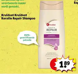 Kruidvat Kruidvat Kruidvat Keratin Repair Shampoo aanbieding