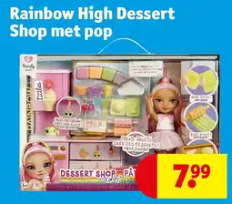 Kruidvat Rainbow High Dessert Shop met pop aanbieding