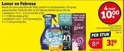 Kruidvat Lenor en Febreze aanbieding