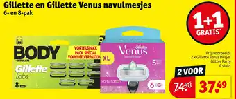 Gillette en Gillette Venus navulmesjes
