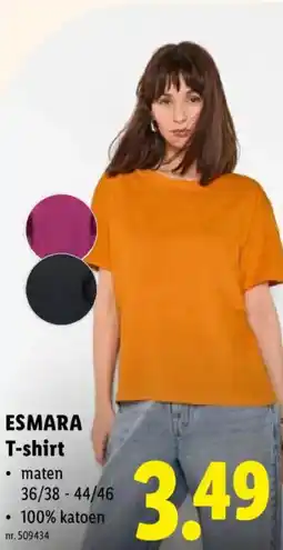 Lidl Esmara t-shirt aanbieding