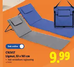 Lidl Crivit ligmat aanbieding