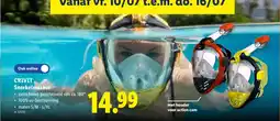Lidl Crivit snorkelmasker aanbieding