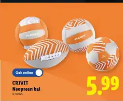 Lidl Crivit neopreen bal aanbieding