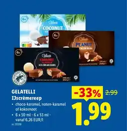 Lidl Gelatelli ijscrèmereep aanbieding