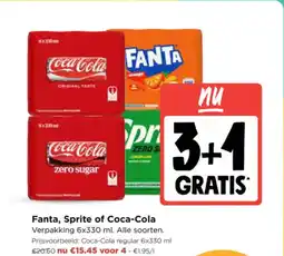 Jumbo Fanta, sprite of coca-cola aanbieding