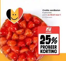 Jumbo Croûte aardbeien aanbieding