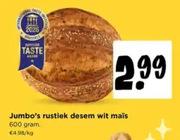 Jumbo Jumbo's rustiek desem wit maïs aanbieding