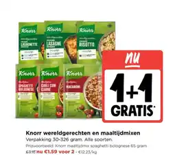 Jumbo Knorr wereldgerechten en maaltijdmixen aanbieding