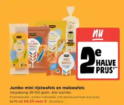 Jumbo Jumbo mini rijstwafels en maïswafels aanbieding