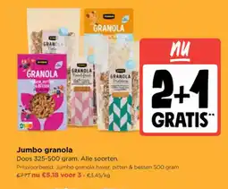Jumbo Jumbo granola aanbieding