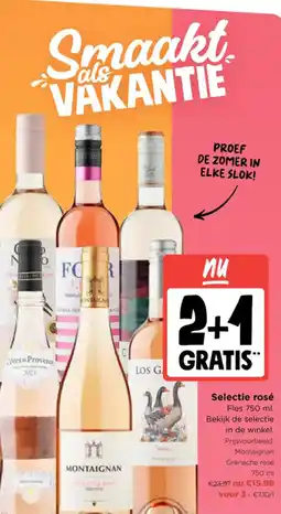 Jumbo Selectie rosé aanbieding