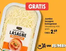 Jumbo Jumbo lasagne bolognese aanbieding
