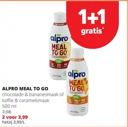 Eurospar Alpro meal to go aanbieding