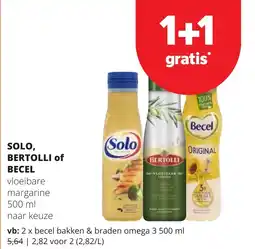 Eurospar Solo, bertolli of becel aanbieding